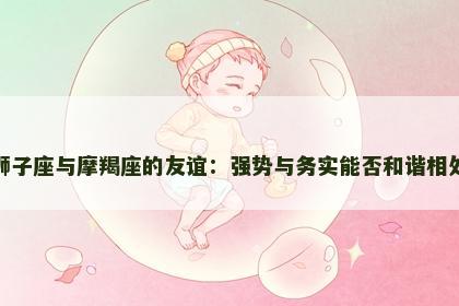 狮子座与摩羯座的友谊：强势与务实能否和谐相处